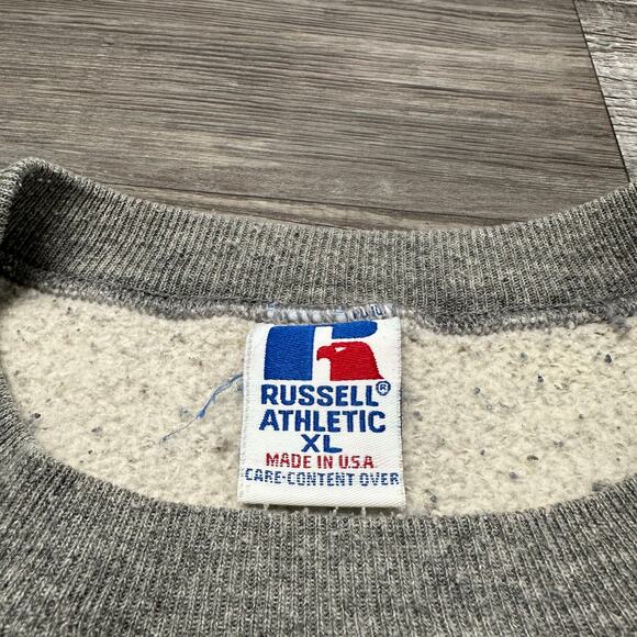 Vintage 90s Russell Athletic Ohio State OSU Buckeyes Gray Mens L Sweatshirt USA‎ - Picture 5 of 9